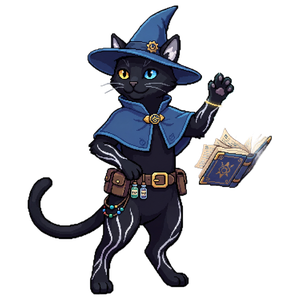 Wizard the Cat Mage